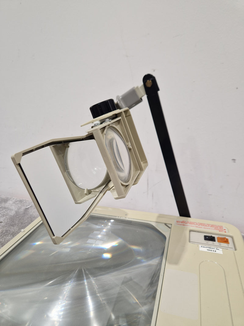Elmo HP-2850S Overhead Projector - Light Modifier Arm Issue - Spares or Repair w/ Power Supply - Image 2
