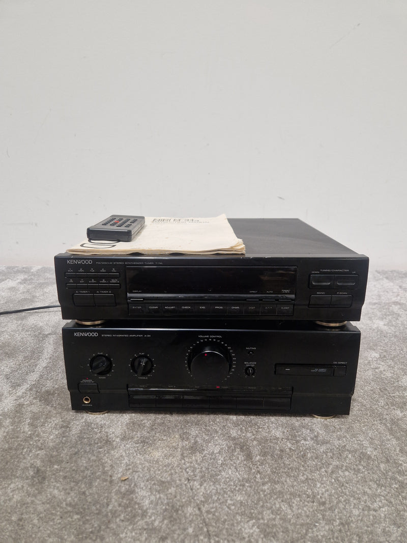 Kenwood A-34 Amplifier And T-74l Synthesizer - High Power, Versatile Sound - Good w/ Manuals & remote - Image 8