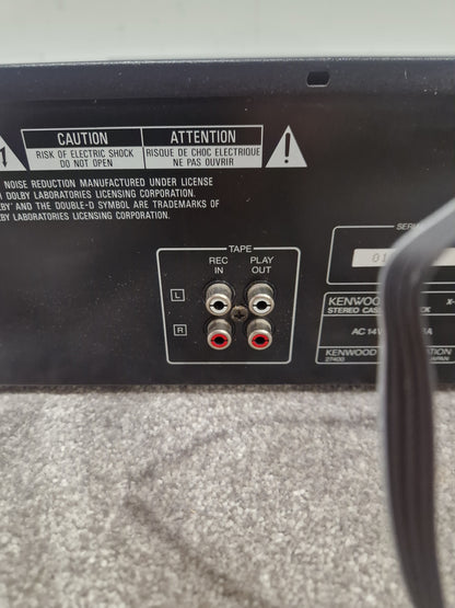Kenwood X-34 Cassette Player - Vintage Audio, Auto-Reverse - Spares or Repair