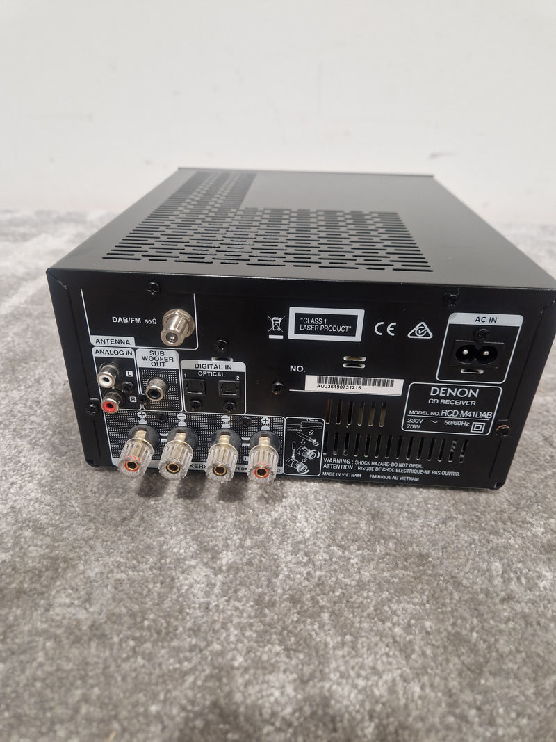 Denon RCD-M41 DAB Hi-Fi System - CD Player, DAB Radio - Excellent w/ Power Supply & remote - Image 5