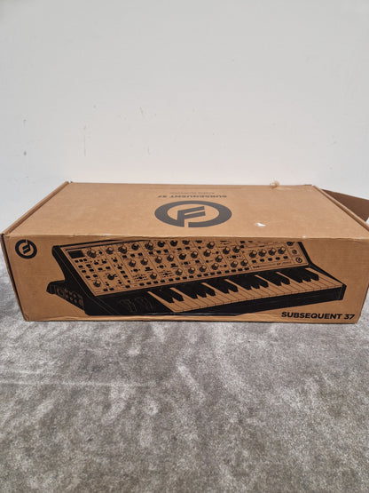 Moog Subsequent 37 Keyboard - Paraphonic Synthesizer, 37-Key - Excellent w/ Original Box & Power Supply & Manuals