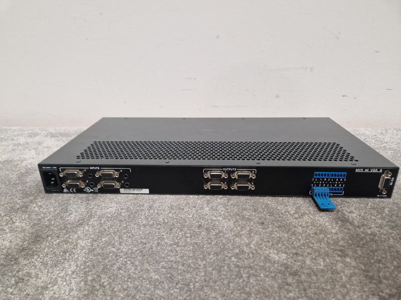 Extron MVX 44 Vga A Matrix Switcher - 4x4 VGA Matrix, High Resolution - Excellent w/ Original Box & Power Supply & Manuals - Image 3