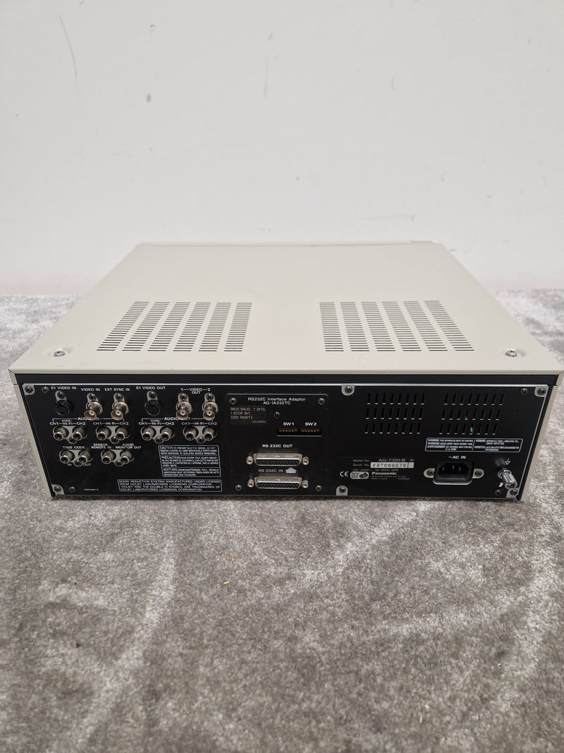 Panasonic Video Cassette Recorder Ag-7350 - Hi-Fi VCR, S-VHS Compatibility - Excellent - Image 2