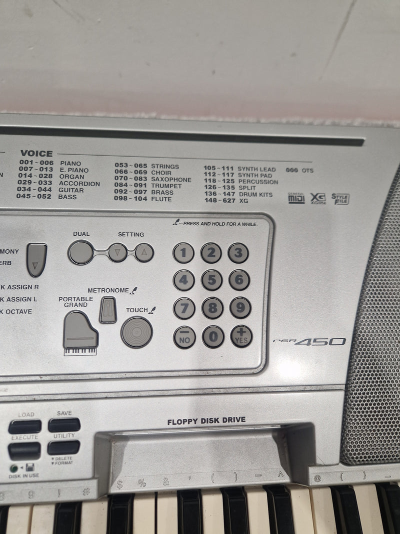 Yamaha Psr450 Keyboard - 61 Keys, Portable - Spares or Repair - Image 8