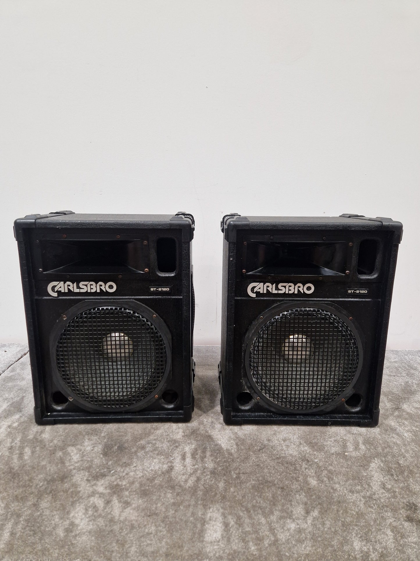 Carlsbro St-2120 Pair Studio Monitors - 2-Way Design - Good