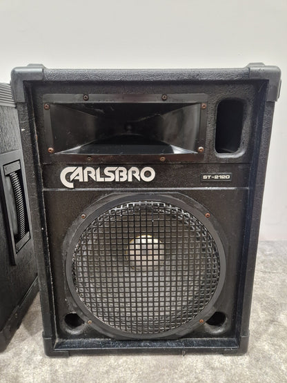 Carlsbro St-2120 Pair Studio Monitors - 2-Way Design - Good