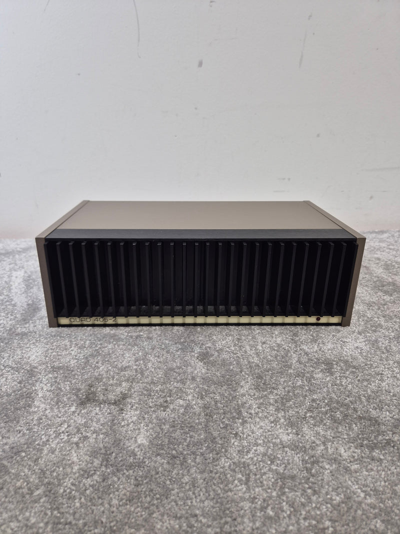 Quad 405-2 Amplifier - 150W Power, Class-A Design - Excellent w/ Power Supply - Image 1