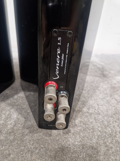 Sonus Faber Vanere 1.5 Pair Floorstanding Speakers - 2-Way Design, Curved Cabinets - Spares or Repair w/ Manuals & Stands
