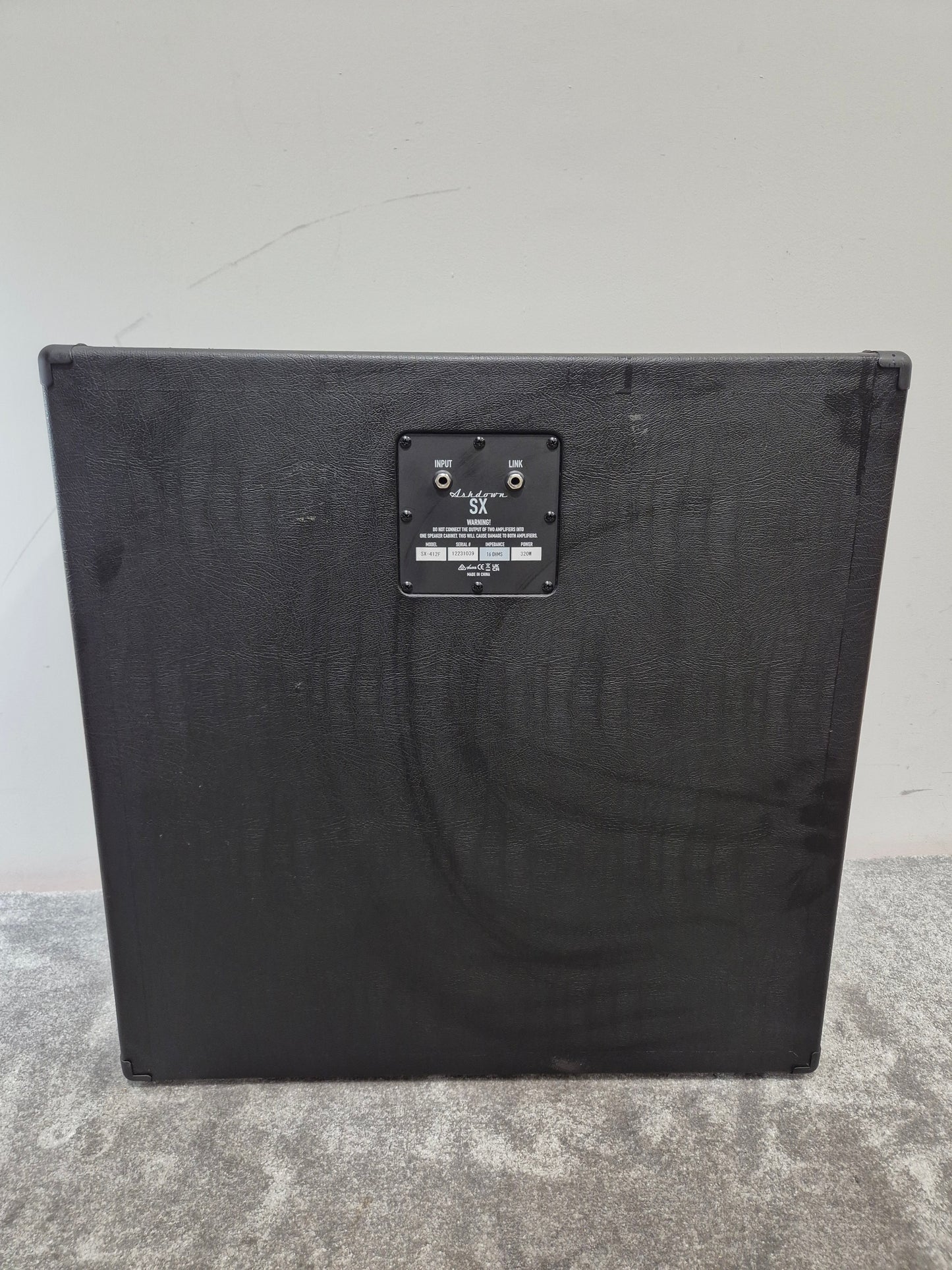 Ashdown Sx-412f Amplifier Cabinet - Bass Guitar, 160 Watts, 4x12" Speakers - Very Good
