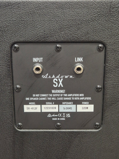 Ashdown Sx-412f Amplifier Cabinet - Bass Guitar, 160 Watts, 4x12" Speakers - Very Good