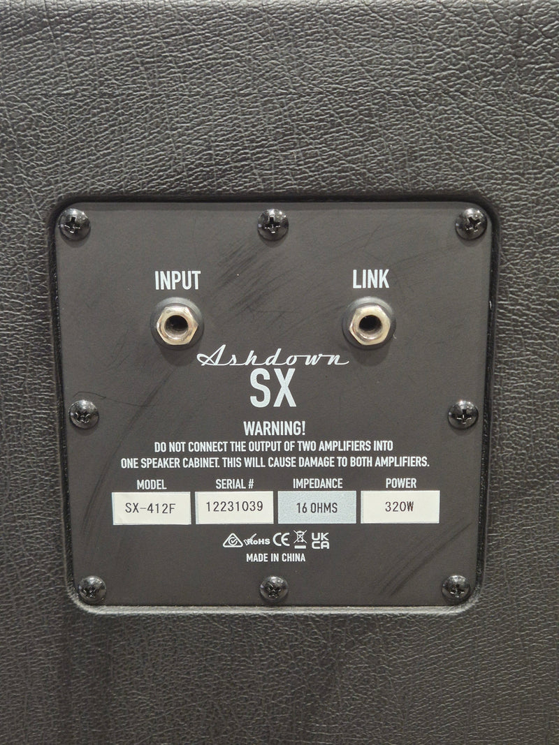 Ashdown Sx-412f Amplifier Cabinet - Bass Guitar, 160 Watts, 4x12