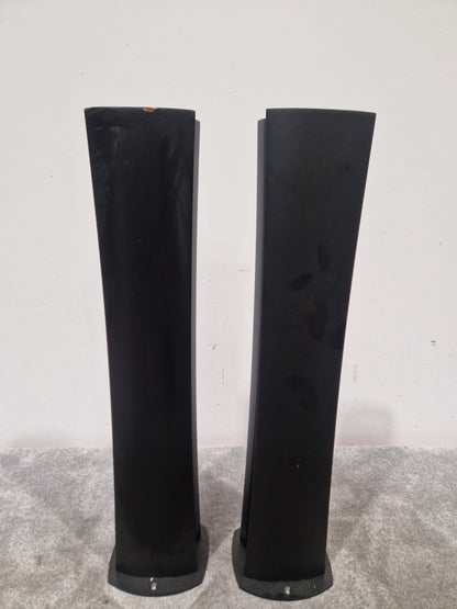 Sonus Faber Vanere 1.5 Pair Floorstanding Speakers - 2-Way Design, Curved Cabinets - Spares or Repair w/ Manuals & Stands