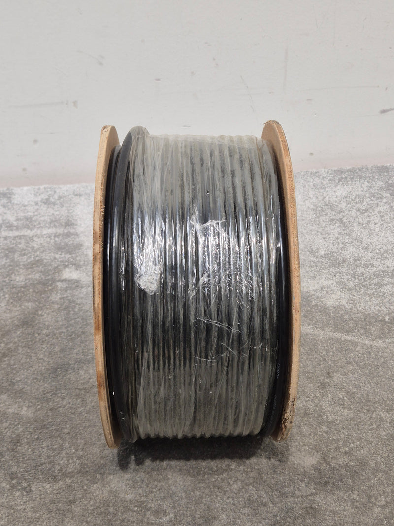 Webro Wf125 100m Black 75 Ohm Coaxial Cable Reel - 100m Length, High-Quality - Like New - Image 3