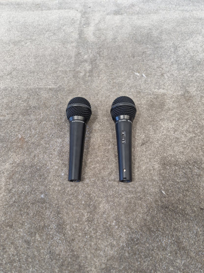 Dynamic G148k Microphone Set OF Two - Professional Vocal Mics, Cardioid Pattern - Excellent w/ Hard Case