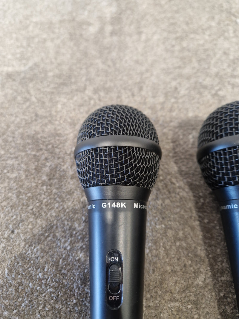 Dynamic G148k Microphone Set OF Two - Professional Vocal Mics, Cardioid Pattern - Excellent w/ Hard Case - Image 9