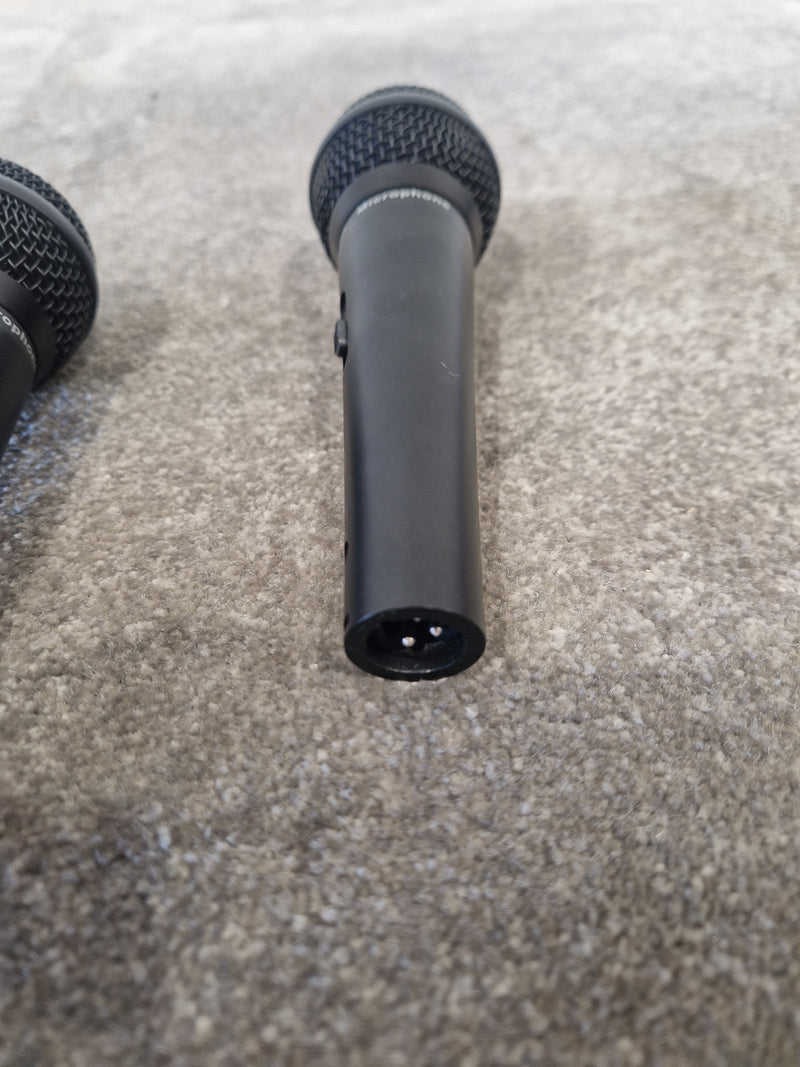 Dynamic G148k Microphone Set OF Two - Professional Vocal Mics, Cardioid Pattern - Excellent w/ Hard Case - Image 10