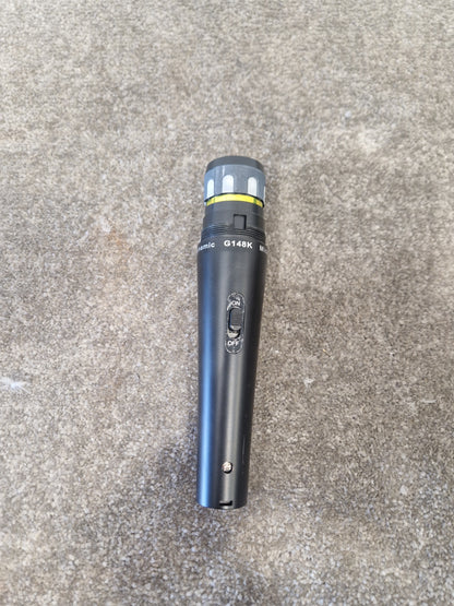 Dynamic G148k Microphone Set OF Two - Professional Vocal Mics, Cardioid Pattern - Excellent w/ Hard Case