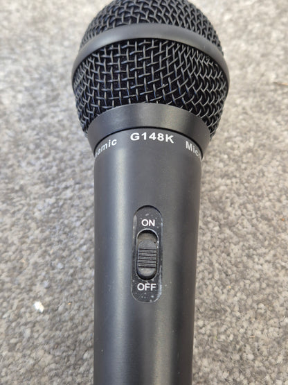 Soundlab Dynamic Microphone Kit - 3 Microphones / 3 Holders - Excellent w/ Hard Case