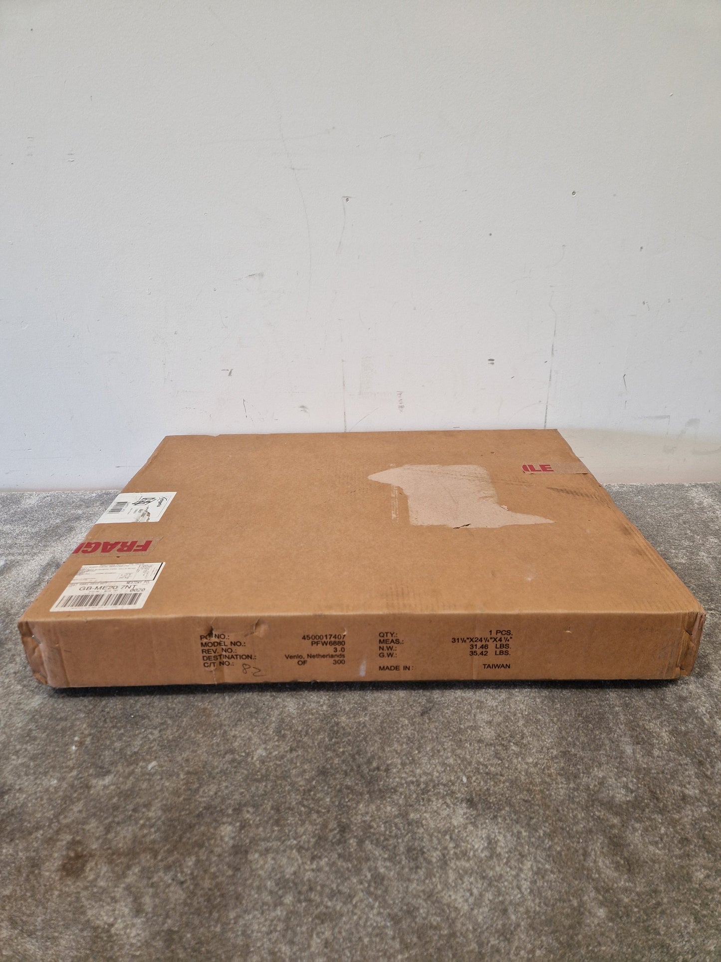 Vogels Pfw 6880 Black Projector Floor Stand - Adjustable Height, Sturdy Design - Open Box New