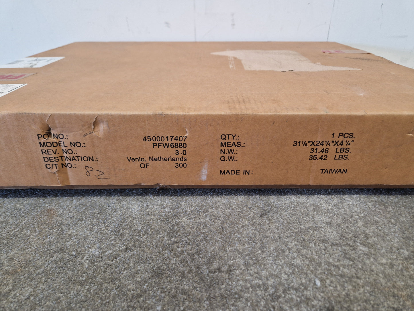 Vogels Pfw 6880 Black Projector Floor Stand - Adjustable Height, Sturdy Design - Open Box New