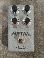 Fender Hammertone Metal Pedal Effects Pedal - High Gain Distortion, Durable Design - Excellent - Image 1