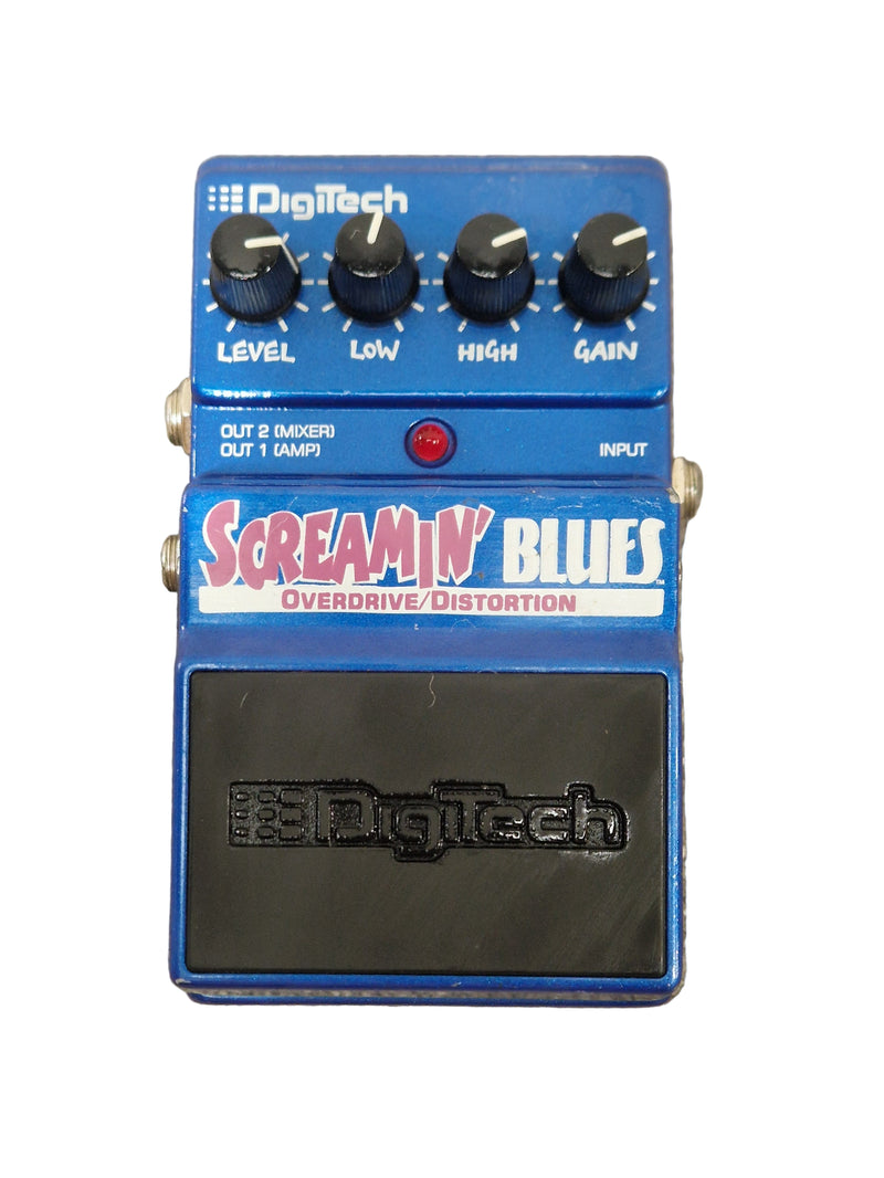Digitech Screamin Blues Overdrive/distortion Effects Pedal - Classic Blues Tone, Easy Controls - Excellent - Image 1