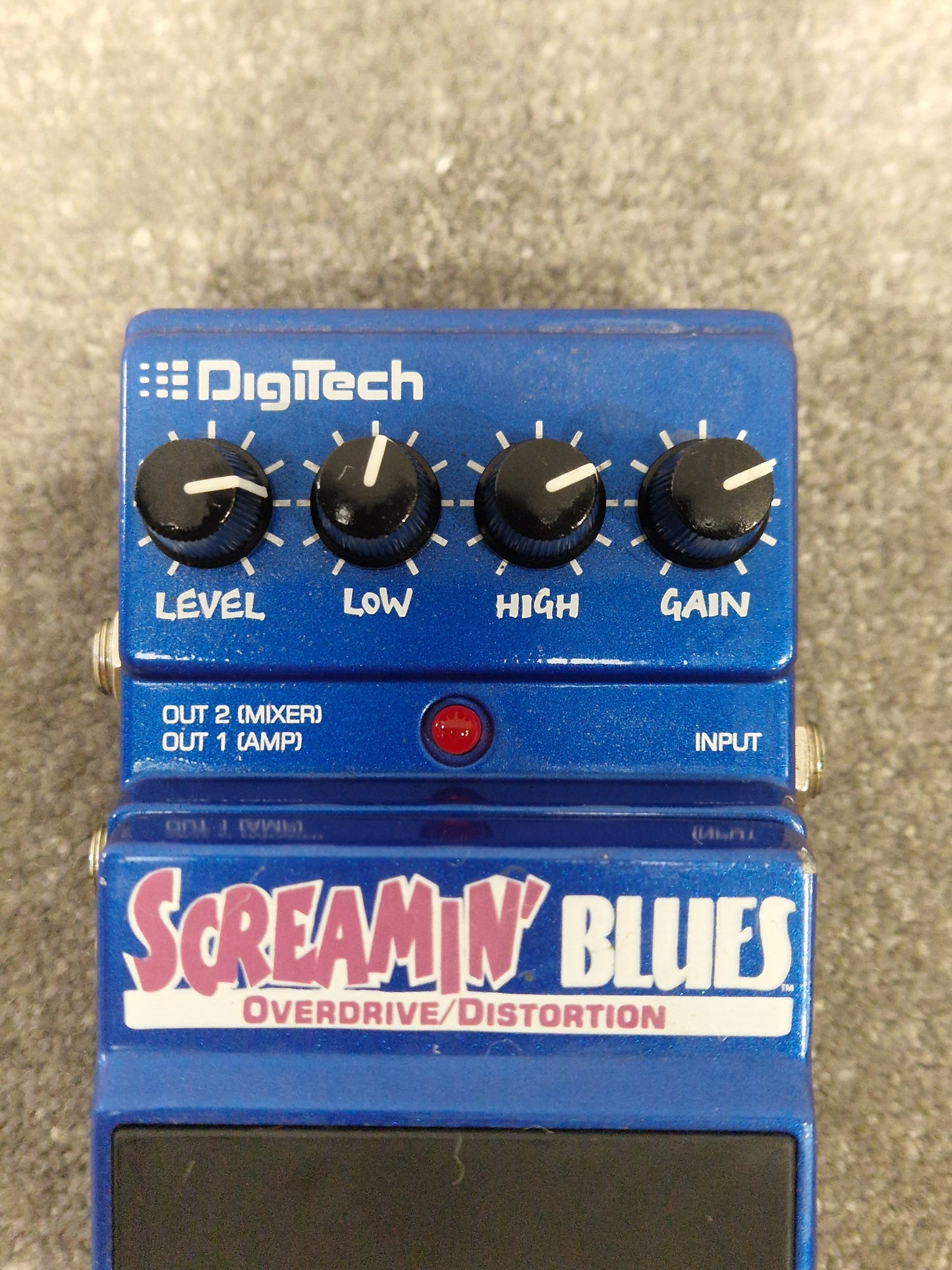 Digitech Screamin Blues Overdrive/distortion Effects Pedal - Classic Blues Tone, Easy Controls - Excellent