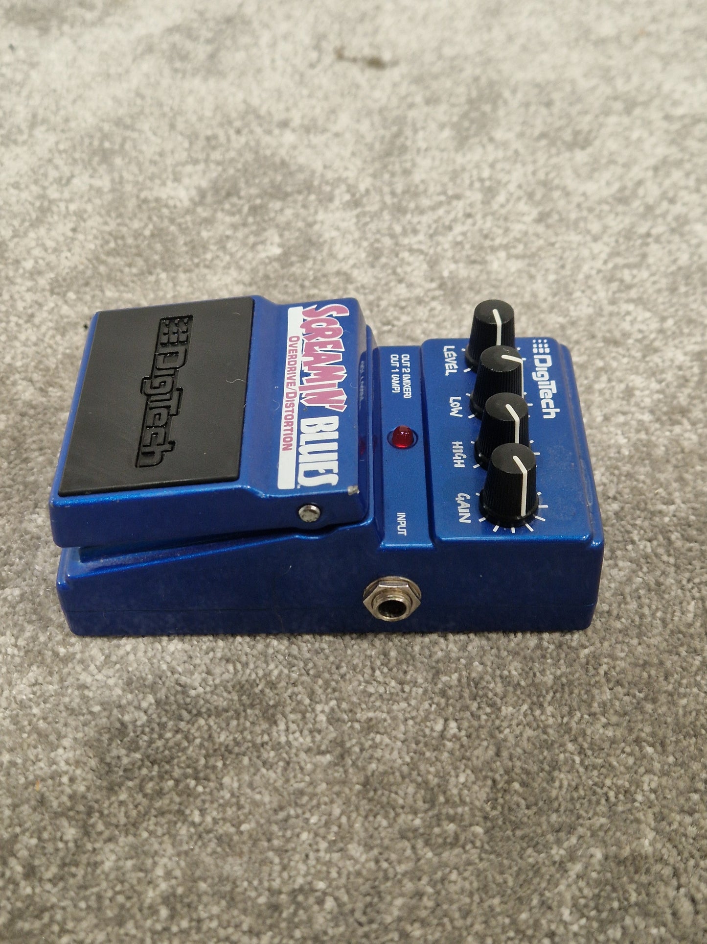 Digitech Screamin Blues Overdrive/distortion Effects Pedal - Classic Blues Tone, Easy Controls - Excellent