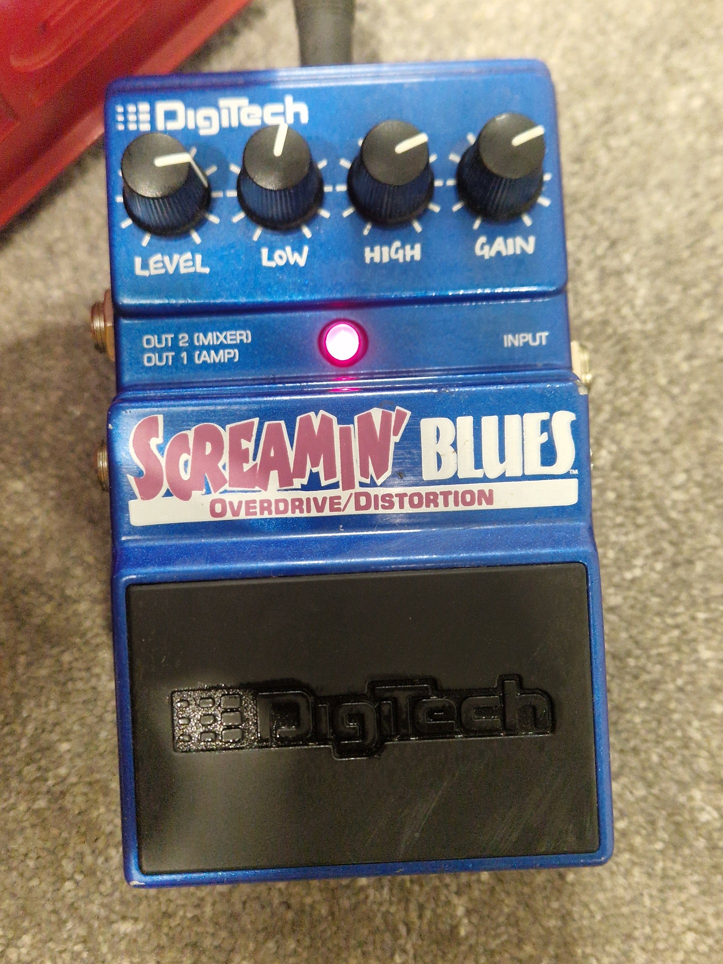 Digitech Screamin Blues Overdrive/distortion Effects Pedal - Classic Blues Tone, Easy Controls - Excellent