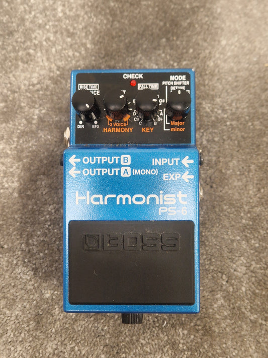 Boss Harmonist Ps-6 Effects Pedal - Pitch Shifting Harmony, USB Editing - Excellent