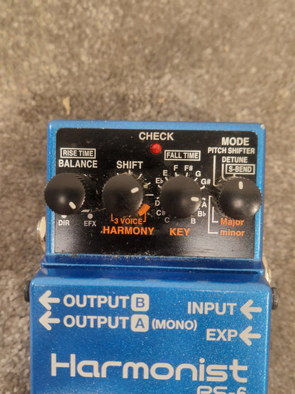 Boss Harmonist Ps-6 Effects Pedal - Pitch Shifting Harmony, USB Editing - Excellent