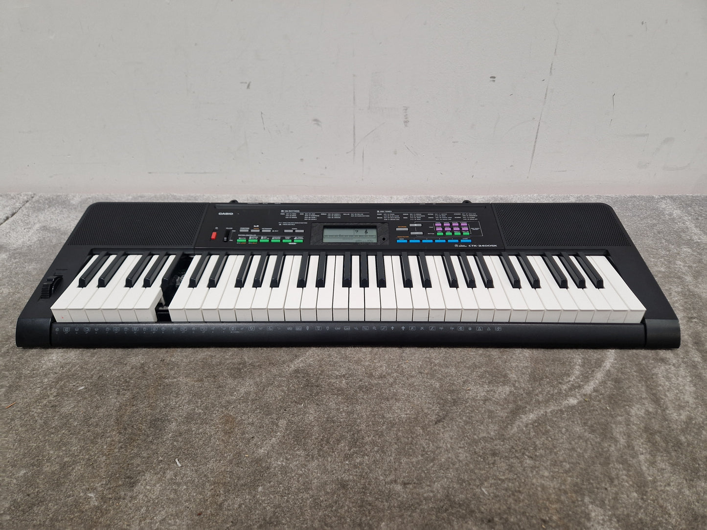 Casio Ctk-3400sk Keyboard - 61 Keys, Built-in Rhythms - Fair