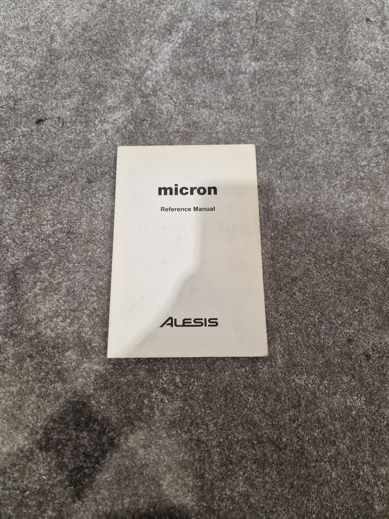Alesis Micron Keyboard - 37-Key Synthesizer, Compact Design - Fair w/ Power Supply & Manuals - Image 3