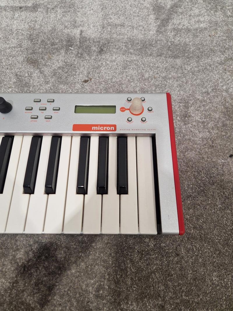 Alesis Micron Keyboard - 37-Key Synthesizer, Compact Design - Fair w/ Power Supply & Manuals - Image 8