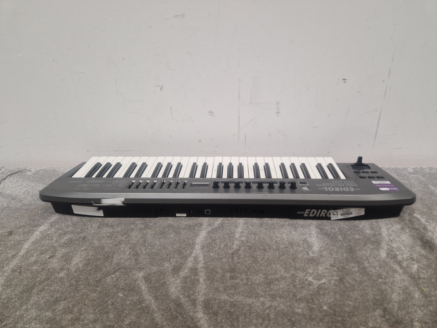 Ediriol Pcr-m50 MIDI Keyboard Controller - 49 Keys, USB Connectivity - Spares or Repair
