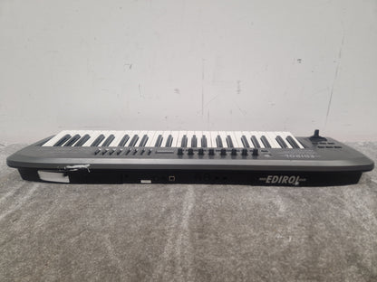 Ediriol Pcr-m50 MIDI Keyboard Controller - 49 Keys, USB Connectivity - Spares or Repair