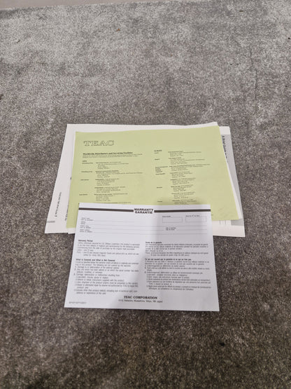 Tascam Portastation 788 Multitrack Recorder - 8 Tracks, DBX Noise Reduction - Excellent w/ Original Box & Power Supply & Manuals & Certification