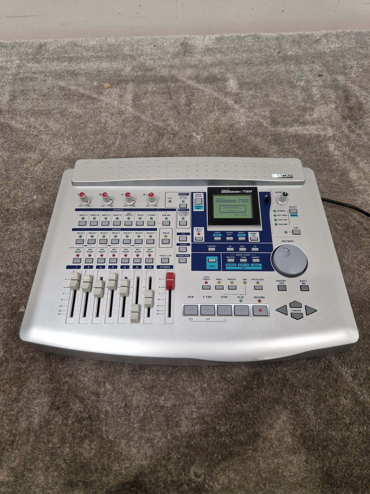 Tascam Portastation 788 Multitrack Recorder - 8 Tracks, DBX Noise Reduction - Excellent w/ Original Box & Power Supply & Manuals & Certification
