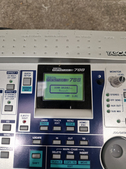 Tascam Portastation 788 Multitrack Recorder - 8 Tracks, DBX Noise Reduction - Excellent w/ Original Box & Power Supply & Manuals & Certification