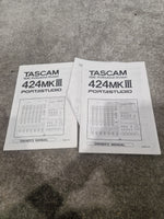 Tascam 424 Mk3 Portastudio - 4-Track Cassette Recorder, DBX Noise Reduction - Excellent w/ Original Box & Power Supply & Manuals - Image 6