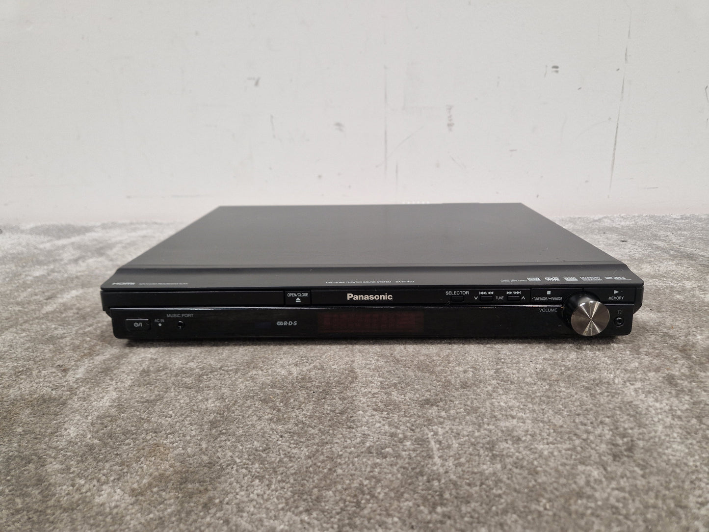 Panasonic Sa-pt450 Home Theater System - 5.1 Channel, Dolby Digital - Very Good w/ Power Supply