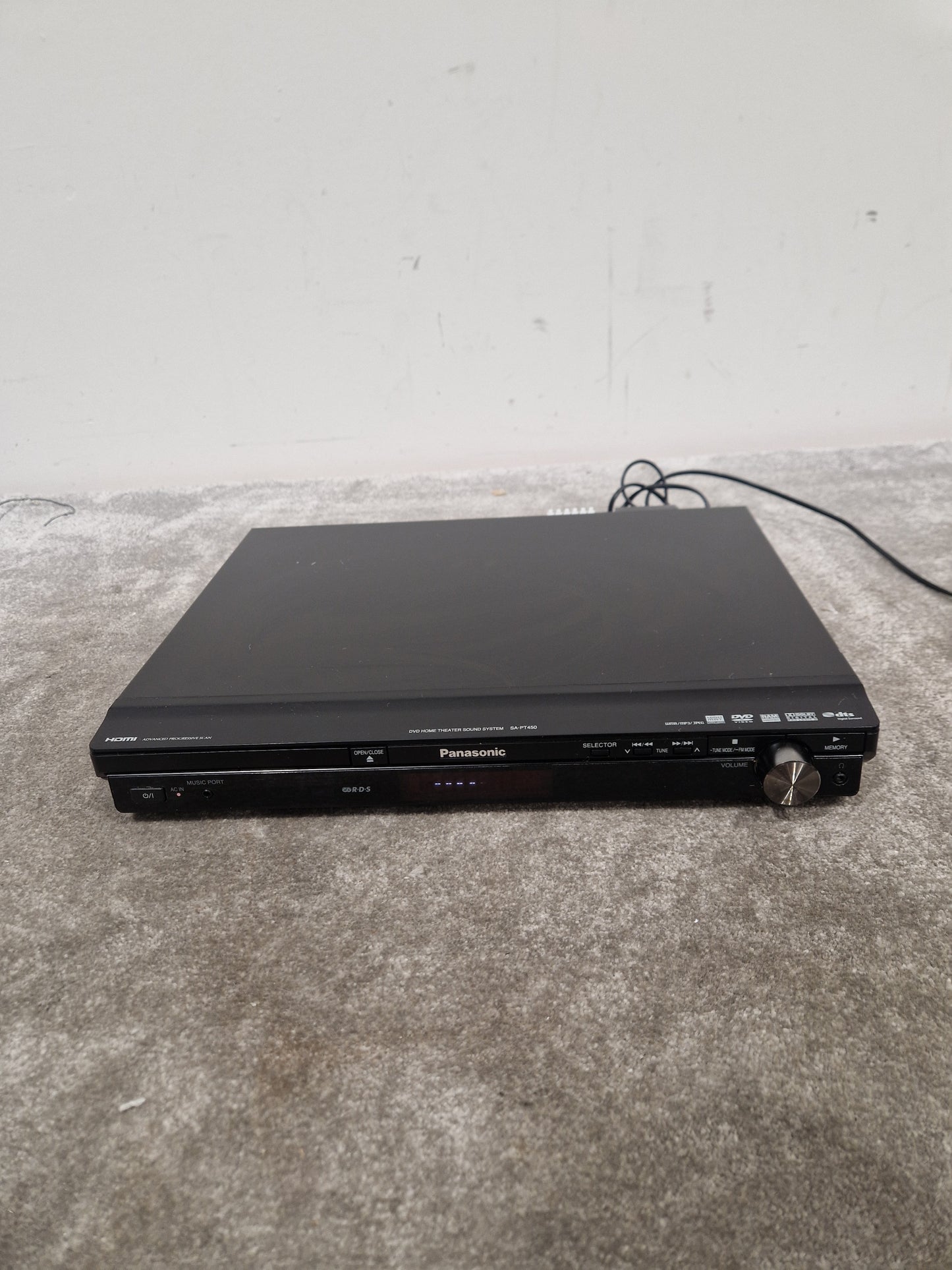 Panasonic Sa-pt450 Home Theater System - 5.1 Channel, Dolby Digital - Very Good w/ Power Supply