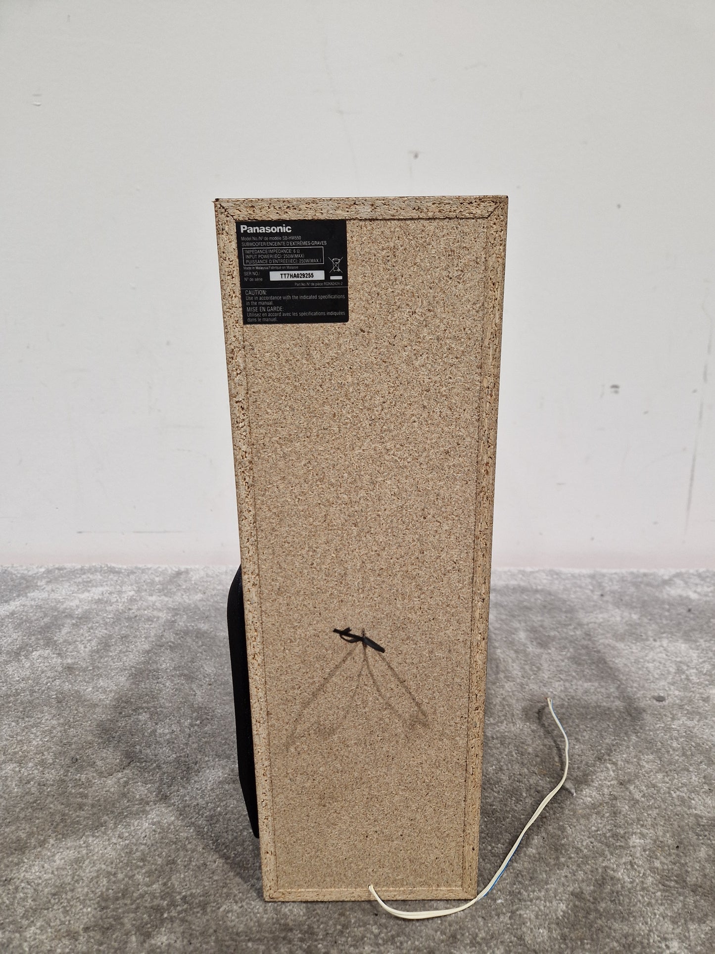 Panasonic SB-HW550 – Subwoofer – Very Good