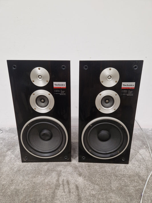 Technics Sb-3130 Pair of Speakers - 3-Way Design, 50W Power - Very Good w/ Manuals