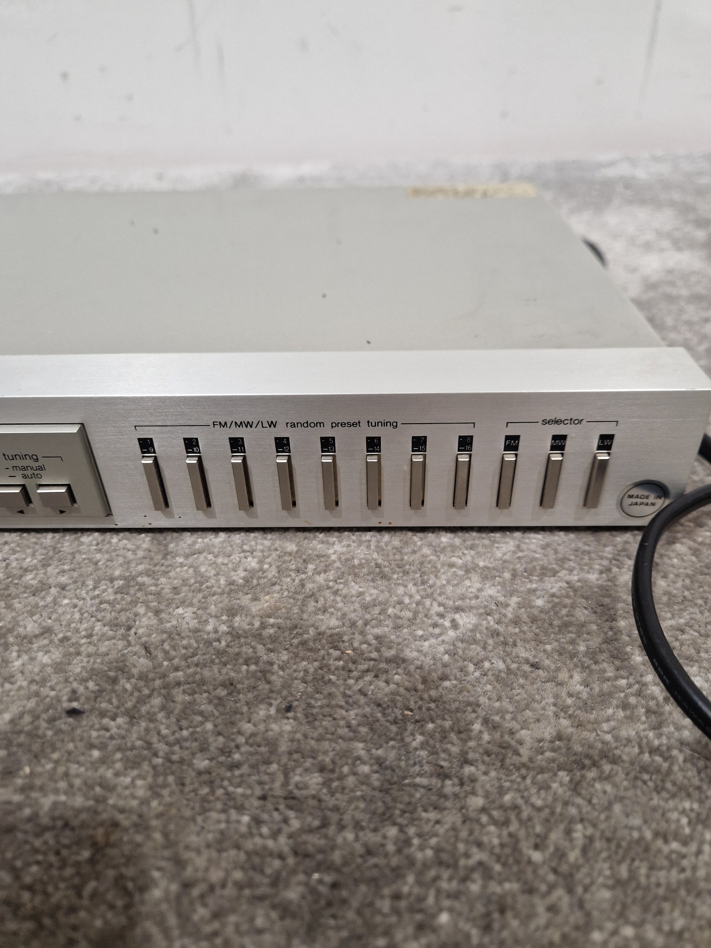 Technics St-z45l Tuner - Stereo FM/AM Tuner - Very Good w/ Manuals