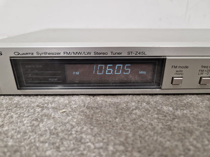 Technics St-z45l Tuner - Stereo FM/AM Tuner - Very Good w/ Manuals