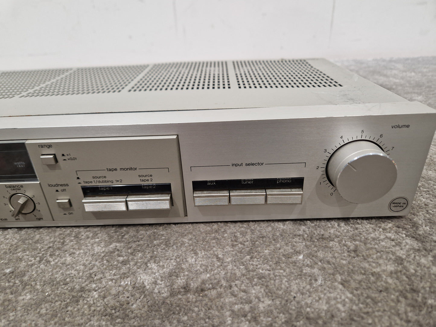 Technics SU-Z45 - Integrated Vintage Stereo Amplifier - Good w/ Power Supply