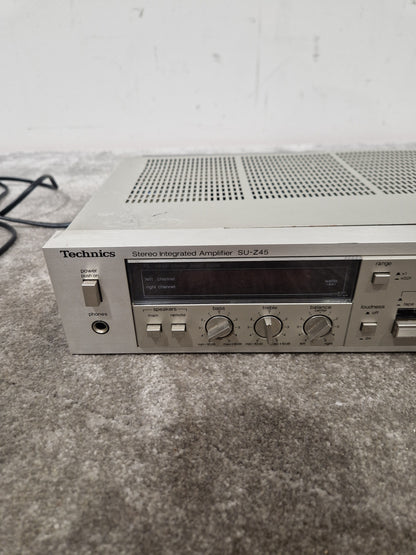 Technics SU-Z45 - Integrated Vintage Stereo Amplifier - Good w/ Power Supply