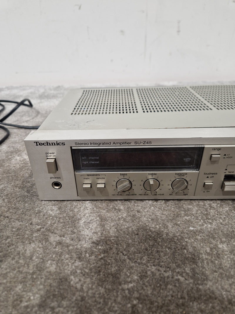 Technics SU-Z45 - Integrated Vintage Stereo Amplifier - Good w/ Power Supply - Image 4