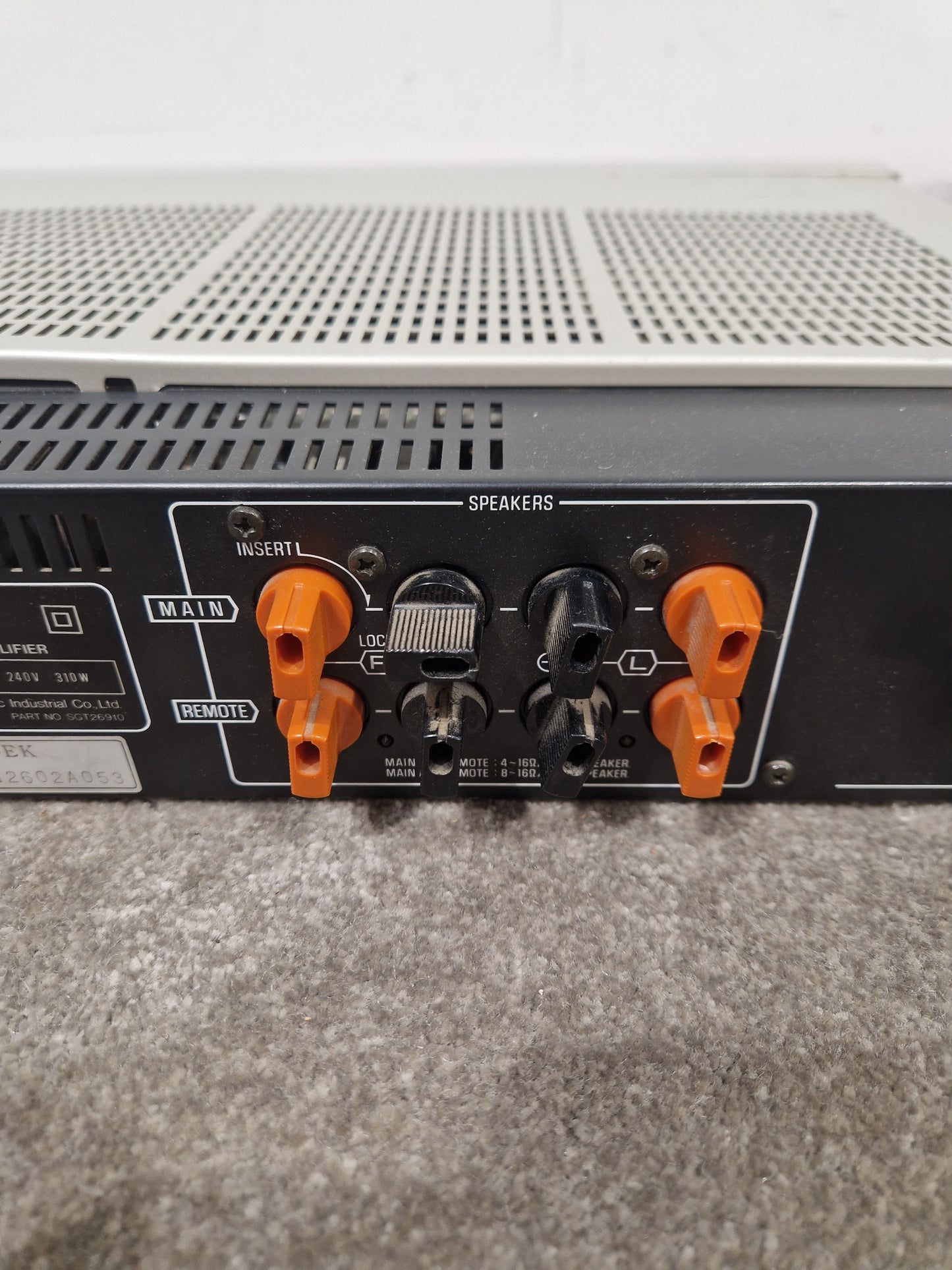 Technics SU-Z45 - Integrated Vintage Stereo Amplifier - Good w/ Power Supply